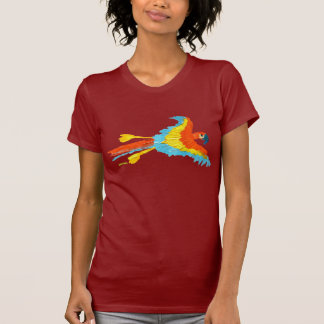 芸術のTシャツ: 熱帯オウム Tシャツ