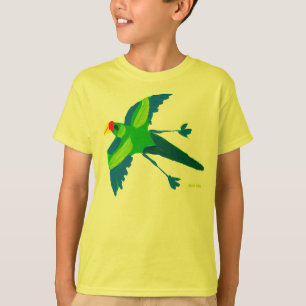 芸術のTシャツ: 熱狂するなオウムのTシャツ Tシャツ