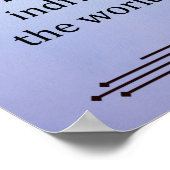 「芸術は個人主義の最も強烈な様式だ ポスター (角)