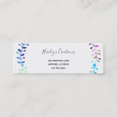 芸術は個性 スキニー名刺 (正面)