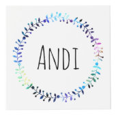 芸術は個性 フォトキューブ (正面)