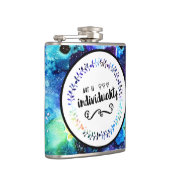 芸術は個性 フラスク (右)