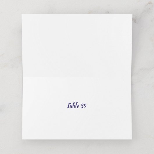 芸術は個性 プレイスカード (内部開封)