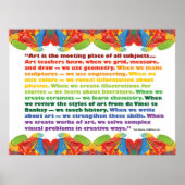 芸術は出会いの場 ポスター (正面)