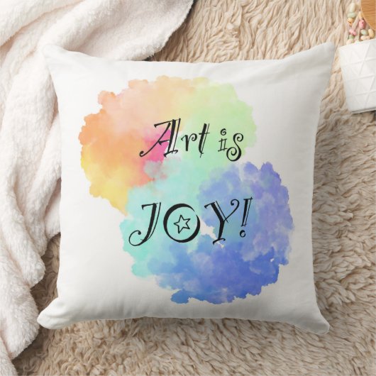 芸術は喜び クッション (ブランケット)