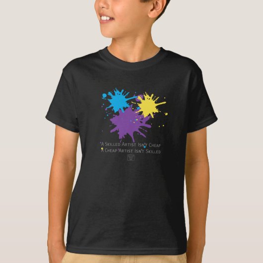 芸術は安くない Tシャツ (正面)