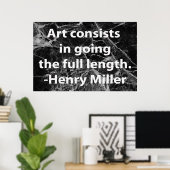 芸術は完全に成り立つ ポスター (ホームオフィス)