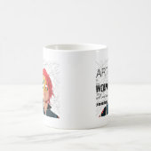 芸術は武器です コーヒーマグカップ (中央)