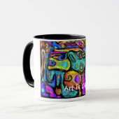 芸術は生命です! マグカップ (正面左)