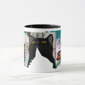 芸術は皆のため-猫です! マグカップ (中央)