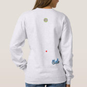 芸術は私の生き残りの道である スウェットシャツ (裏面)