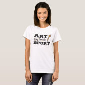 芸術は私のFAVスポーツである Tシャツ (正面フル)