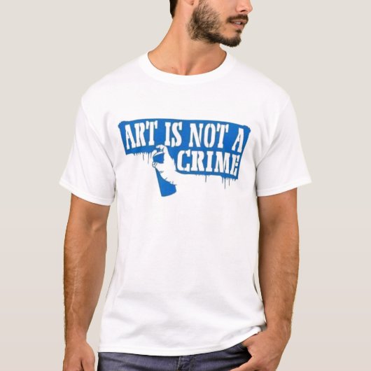 芸術は罪ではないです Tシャツ (正面)