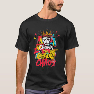 "芸術は語り、力は創造する" インスピレーショナルアーティスト Tシャツ