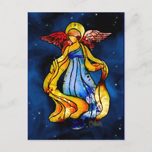 芸術は郵便はがきをスパークさせます ポストカード (正面)