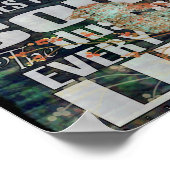 芸術は魂のデジタルコラージュを洗い流す ポスター (角)