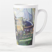 芸術もしは型枠を否定し、その時に恵みがそれを提供する カフェラテマグ (右)