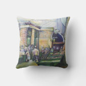 芸術もしは型枠を否定し、その時に恵みがそれを提供する クッション (裏面)