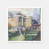 芸術もしは型枠を否定し、その時に恵みがそれを提供する スタンダードカクテルナプキン (正面)