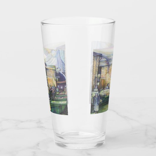 芸術もしは型枠を否定し、その時に恵みがそれを提供する タンブラーグラス (右)