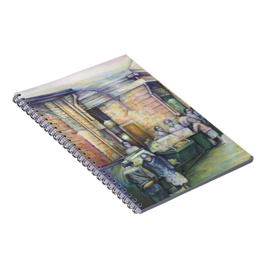 芸術もしは型枠を否定し、その時に恵みがそれを提供する ノートブック (右側)