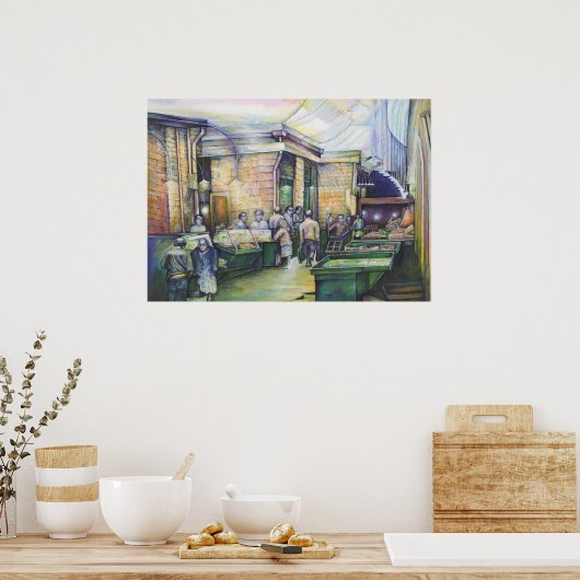 芸術もしは型枠を否定し、その時に恵みがそれを提供する ポスター (キッチン)