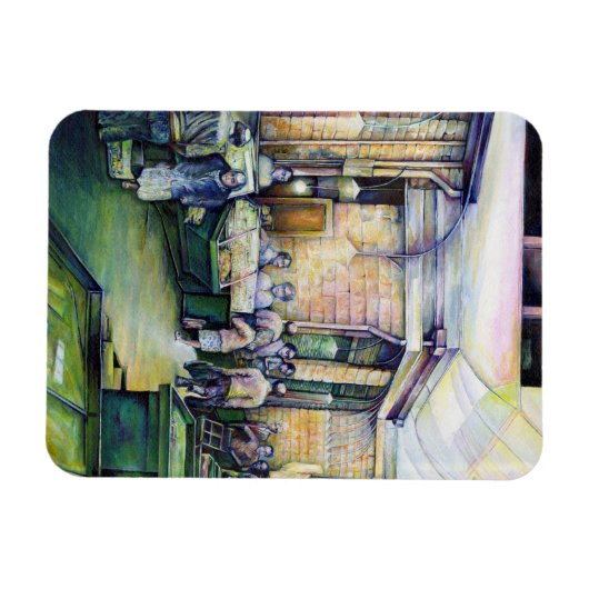 芸術もしは型枠を否定し、その時に恵みがそれを提供する マグネット (横)