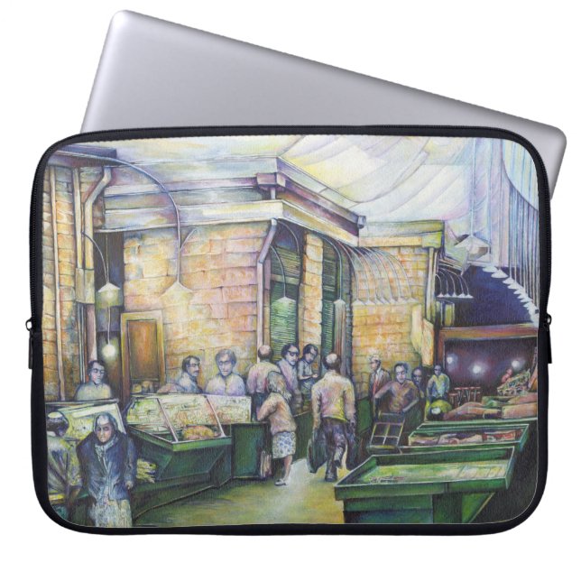 芸術もしは型枠を否定し、その時に恵みがそれを提供する ラップトップスリーブ (正面)