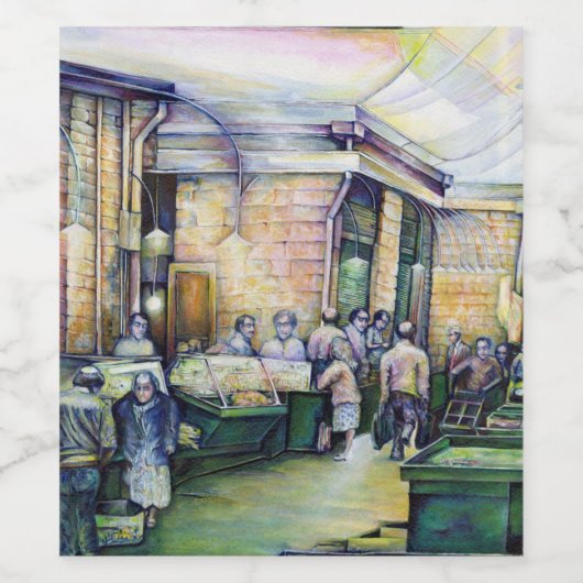 芸術もしは型枠を否定し、その時に恵みがそれを提供する ワインラベル (シングルラベル)