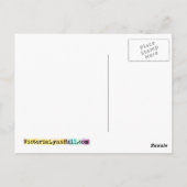 芸術を作って私を自分自身を信頼するために教えます ポストカード (裏面)