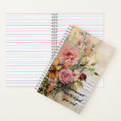 芸術を受け入れ、心を燃やすようにしなさい。 ノートブック (内側)