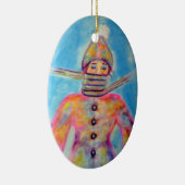 芸術を"包む"冬 セラミックオーナメント (右)