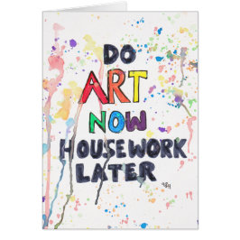 芸術を、家事後で今して下さい