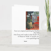 芸術カードを「考える」場所 カード (裏面)