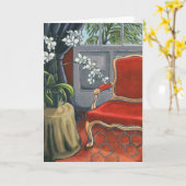 芸術カードを「考える」場所 カード (黄色い花)