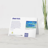 芸術カード: うごめくやしおよびアガパンサス属、Tresco カード (裏面)