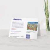 芸術カード: エデンの園。 エデンのプロジェクト、イギリス カード (裏面)