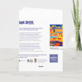 芸術カード: ブラジルのカピバラ。 Pantanalブラジル カード (裏面)