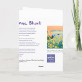 芸術カード: ラッパスイセンの破烈、St Ives カード (裏面)