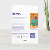 芸術カード: リラックスさせるなレッサーパンダ カード (裏面)