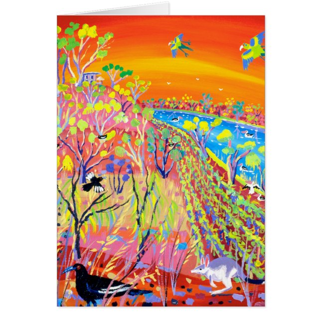 芸術カード: 沼地の野性生物のBanrockの場所 (正面)