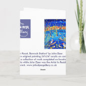 芸術カード: Banrockの場所、クリスマスカード シーズンカード (裏面)