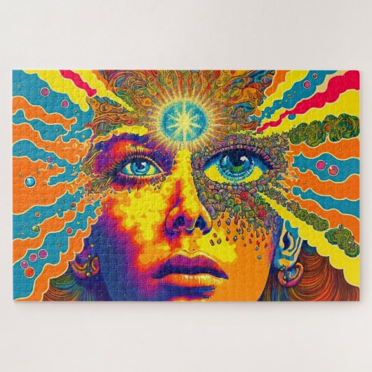 芸術サイケデリック啓発 ジグソーパズル (横)
