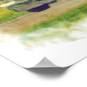 芸術ポスター6を運転する青い水槽のトラックのハイウェー ポスター (角)