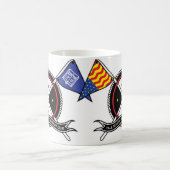 芸術及びヨットクラブのマグのエール学校 コーヒーマグカップ (中央)