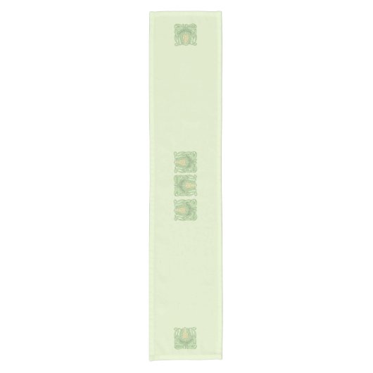 芸術及び技術のスイートコーン ショートテーブルランナー (正面)