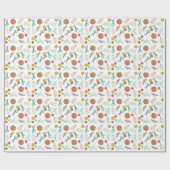 芸術及び技術のテーマパターン包装紙 ラッピングペーパー (フラット)