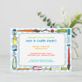 芸術及び技術のパーティの招待状 招待状 (スタンド正面)