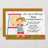 芸術及び技術の誕生会 招待状 (正面/裏面)