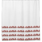 芸術及び技術は代表団のスタイルに上がりました シャワーカーテン (正面)